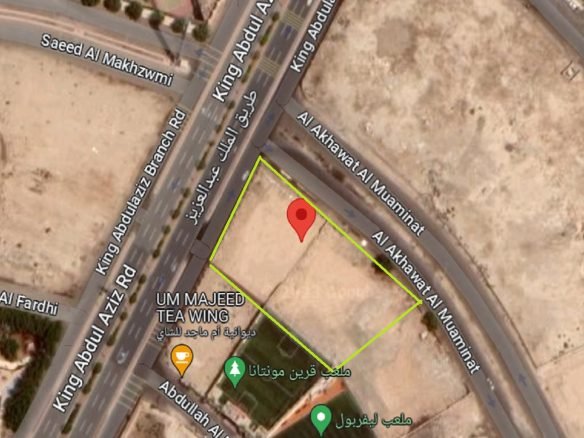 Commercial land King Road 4205 sqm, Abhur Al Junoobiyah 366+365