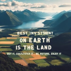 The best investment on earth is land