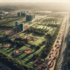 اشتر أرضًا بجوار مدينة تنمو